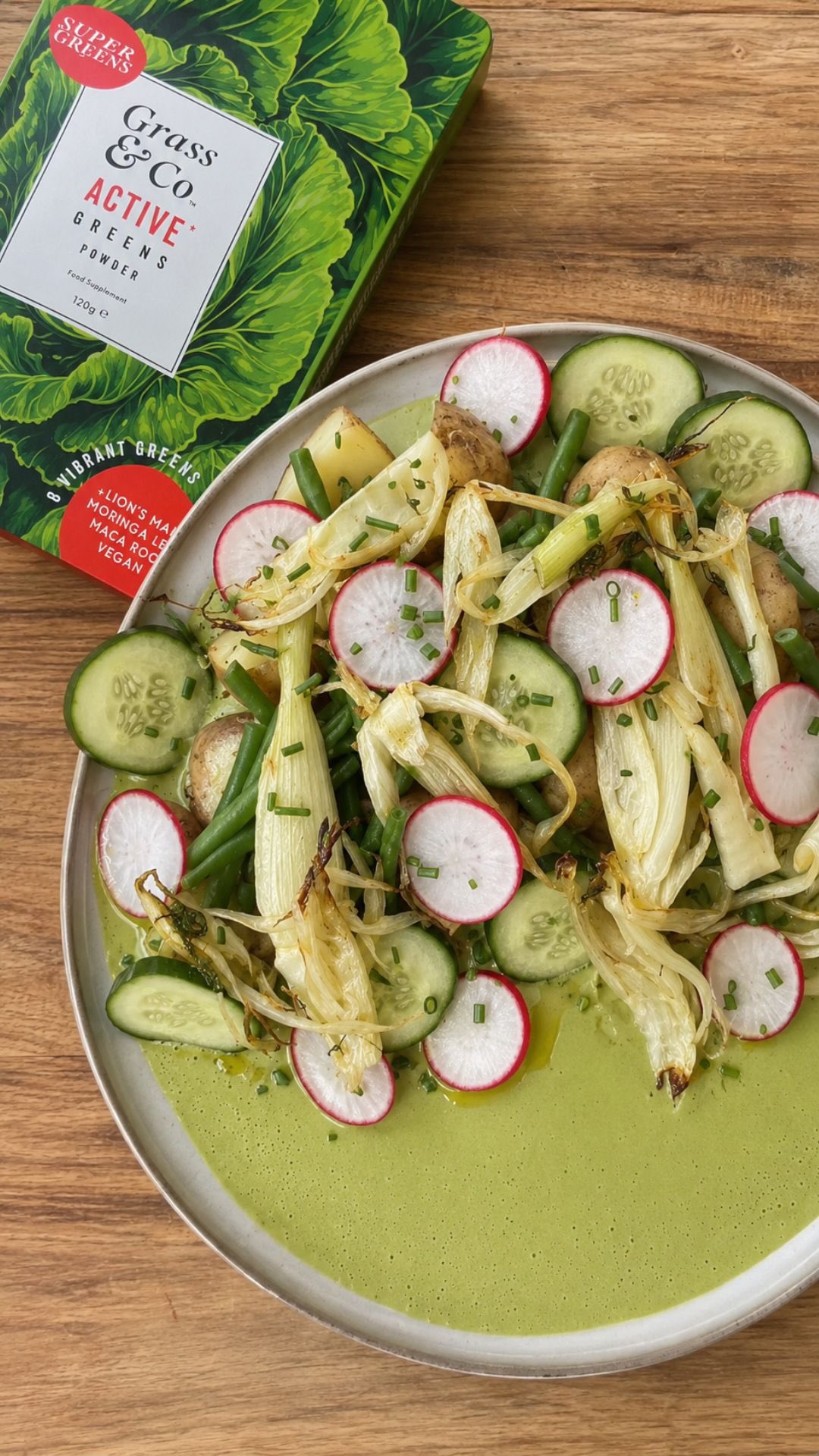 Green goddess potato salad