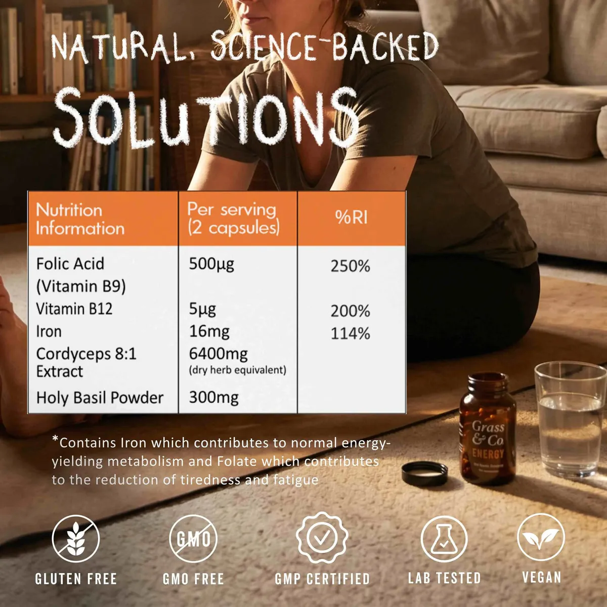 ENERGY | Cordyceps Mushroom Capsules, image 8