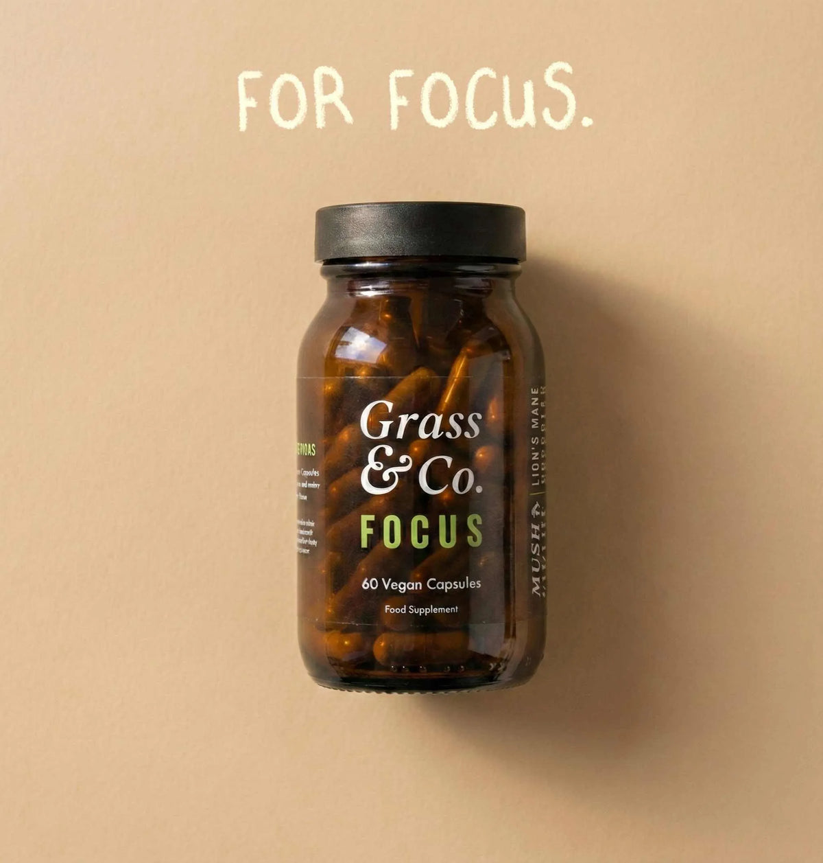 FOCUS | Lion's Mane Mushroom Capsules, image 3