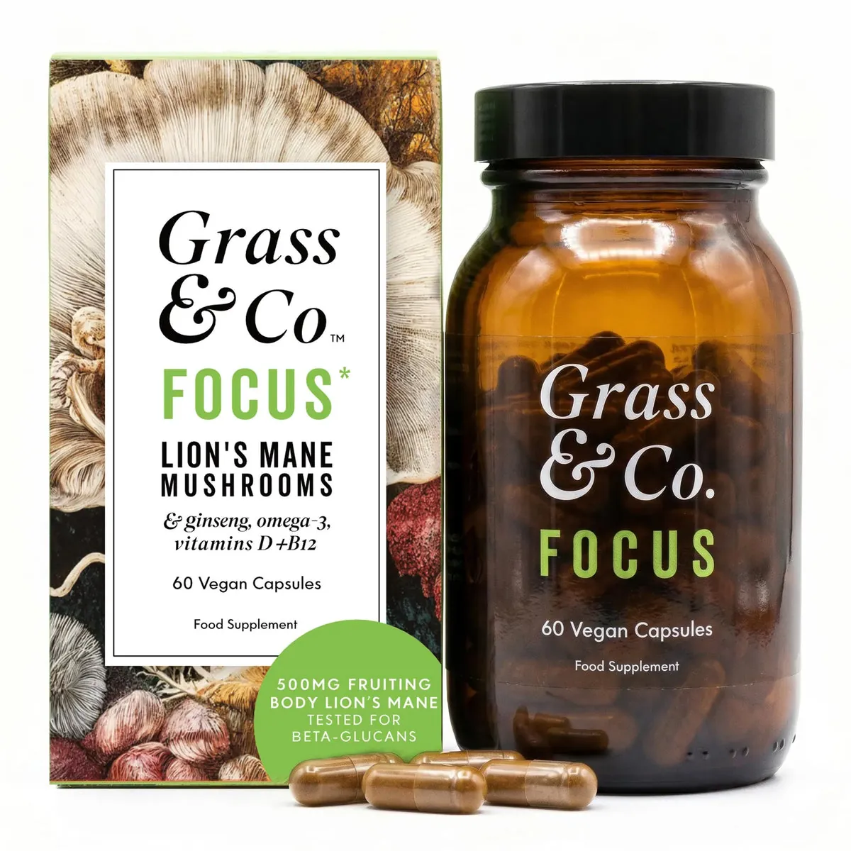 FOCUS | Lion's Mane Mushroom Capsules, image 7