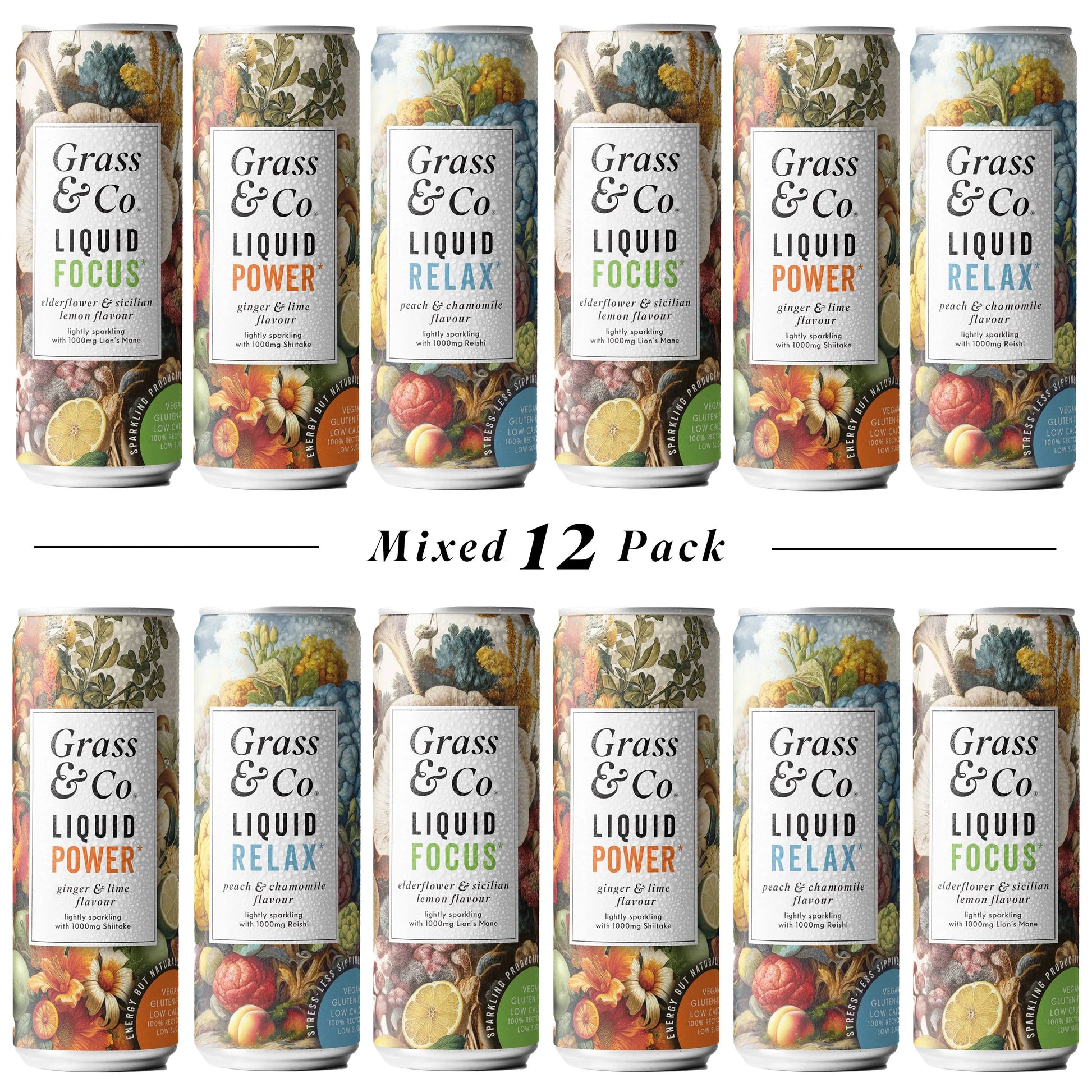 Nootropic Drinks | Mixed 12-Pack