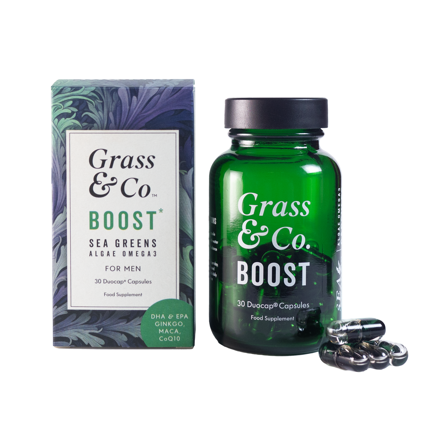 BOOST | Algae Omega-3 Duocap® Capsules for Male Health