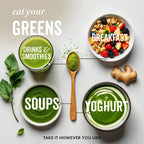 Image showing different ways you can use ACTIVE Greens Powder