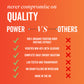 Comparison table for POWER Capsules 