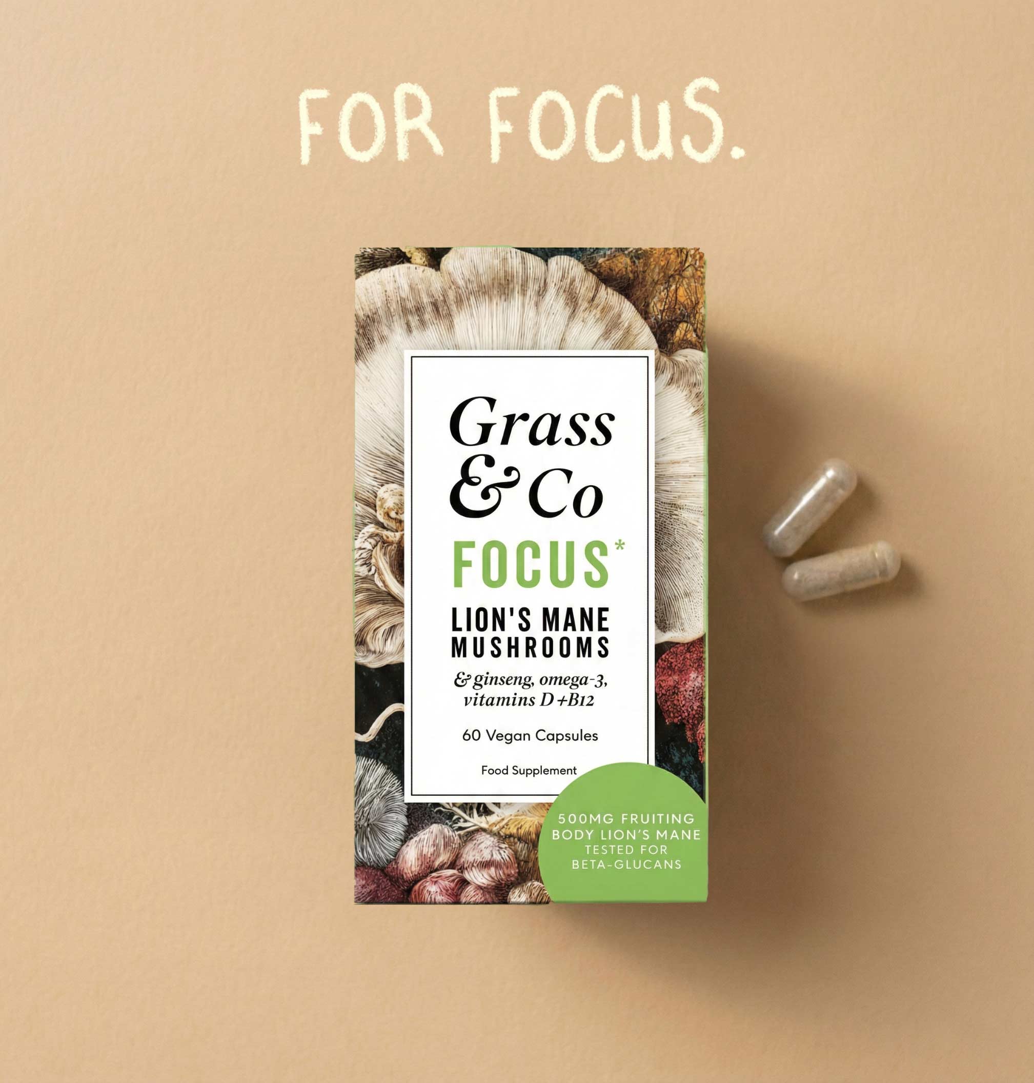 FOCUS | Lion's Mane Mushroom Capsules